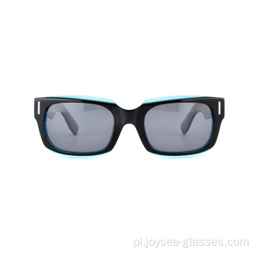 Nowe ręcznie wypolerowane wypolerowane prostokąt okręgowy okulary przeciwsłoneczne Okulasy Okulary Okulamy Unisex moda Sunshades